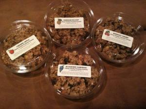 granola 4 flavors